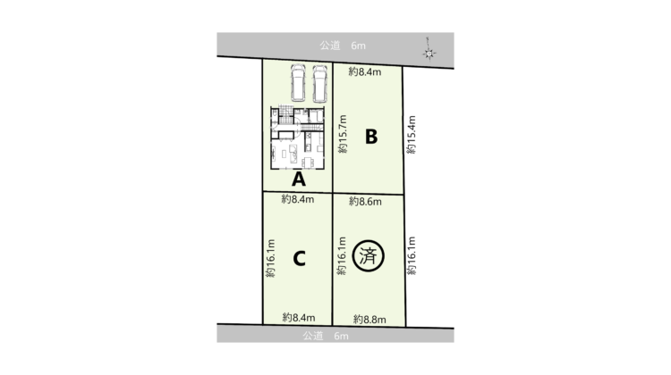 一宮市 あずら1丁目分譲A区画